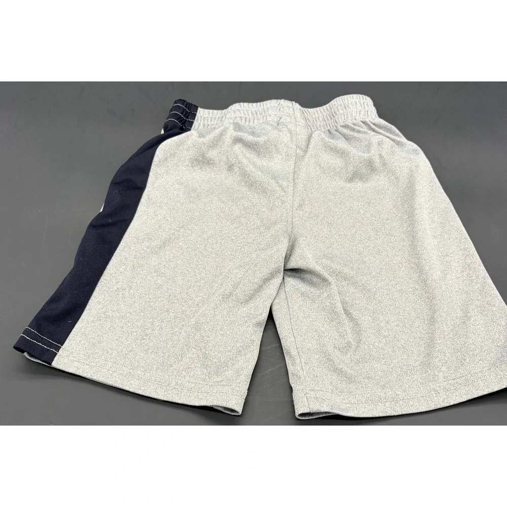 Puma Boys 2 Piece Outfit Navy Blue Graphic T-Shirt Heather Gray Shorts Size 6